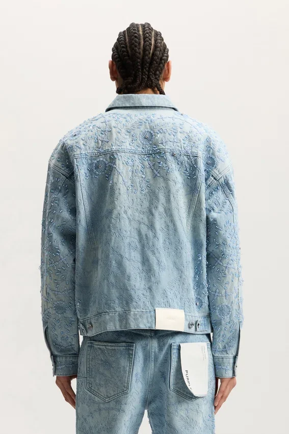 Chaqueta de camionero con adornos