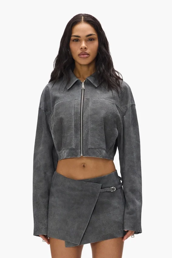 Chaqueta de carpintero de cuero