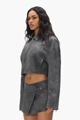 Chaqueta de carpintero de cuero