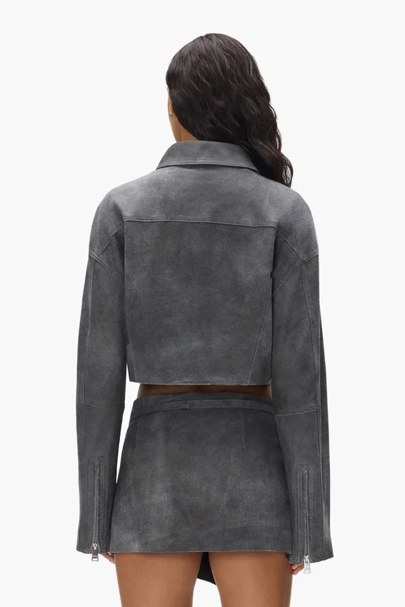 Chaqueta de carpintero de cuero