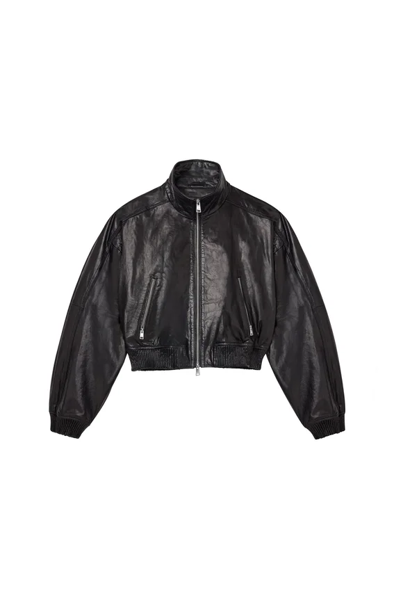 Chaqueta de charol