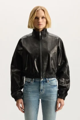 Chaqueta de charol