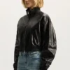Chaqueta de charol