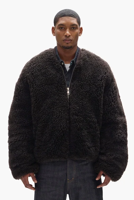 Chaqueta de piel de oveja