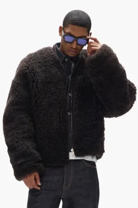 Chaqueta de piel de oveja