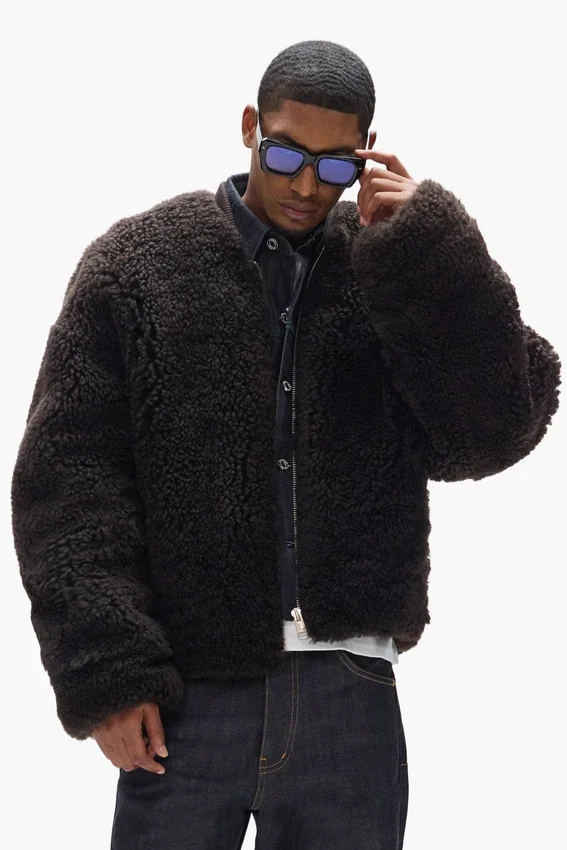 Chaqueta de piel de oveja