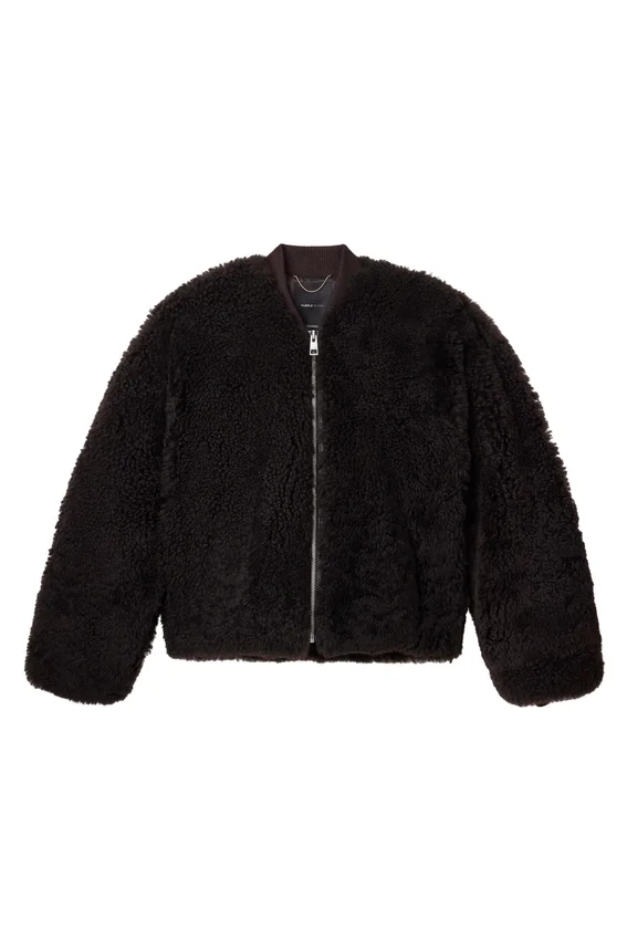 Chaqueta de piel de oveja