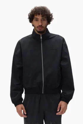 Chaqueta deportiva con logotipo de cristales