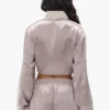Chaqueta deportiva de satén