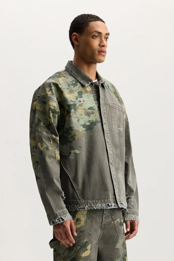 Chaqueta tipo camisa de trabajo