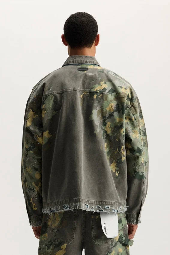 Chaqueta tipo camisa de trabajo
