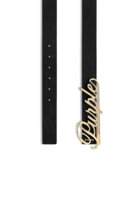 Cinturón reversible con letras
