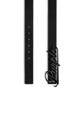 Cinturón reversible con letras