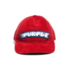Gorra de pana con el logotipo de Purple Flames