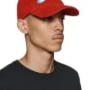 Gorra de pana con el logotipo de Purple Flames