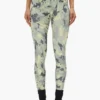 Leggings de nylon con estampado de camuflaje pintado