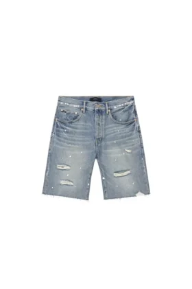 P059 Pantalones cortos Painterly Rip