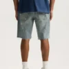 P059 Pantalones cortos Painterly Rip