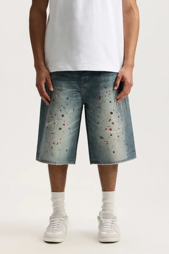 P070 Pantalón corto largo Jewel