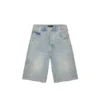 P070 Pantalones cortos con monograma en relieve