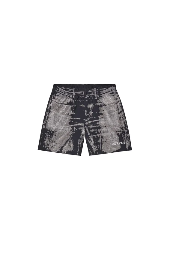 Pantalones cortos con cristales desgastados por todas partes
