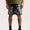 Pantalones cortos con estampado de camuflaje Paint