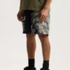 Pantalones cortos con estampado de camuflaje Paint