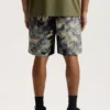 Pantalones cortos con estampado de camuflaje Paint