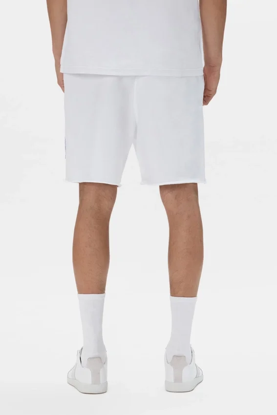 Pantalones cortos con letras de lentejuelas