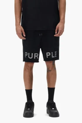 Pantalones cortos con logotipo de cristales