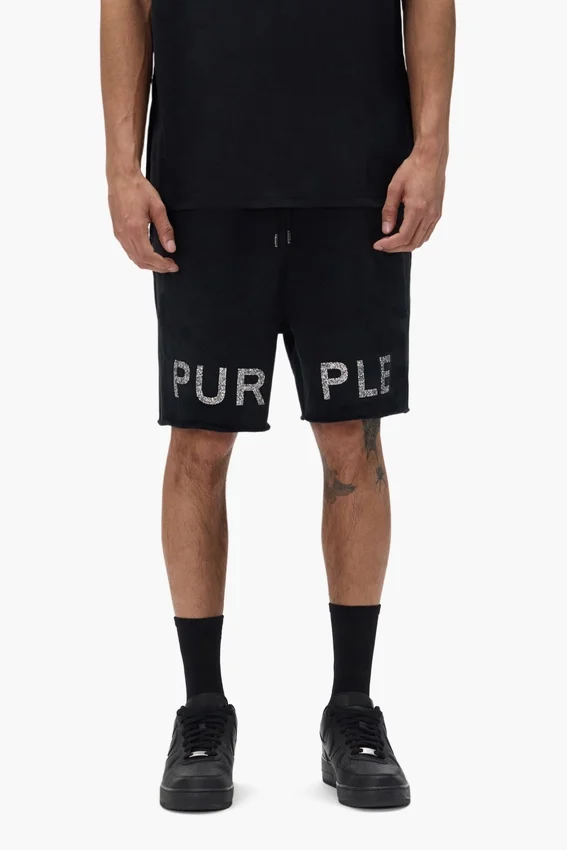 Pantalones cortos con logotipo de cristales