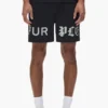 Pantalones cortos con logotipo «Half & Half» en todo el contorno