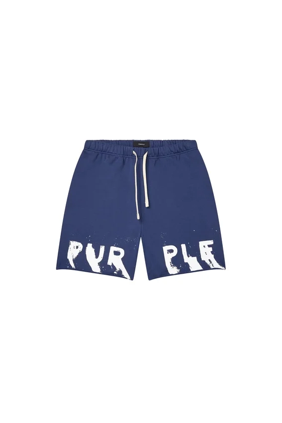 Pantalones cortos con logotipo pintado