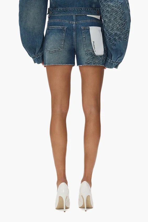 Pantalones cortos con monograma