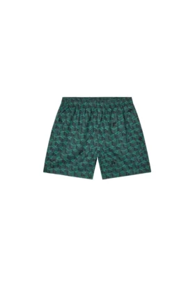 Pantalones cortos con monograma de cubos