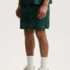 Pantalones cortos con monograma de cubos
