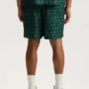 Pantalones cortos con monograma de cubos