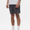 Pantalones cortos con monograma de cubos en todo el contorno