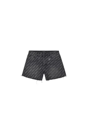 Pantalones cortos cortados con logotipo brillante
