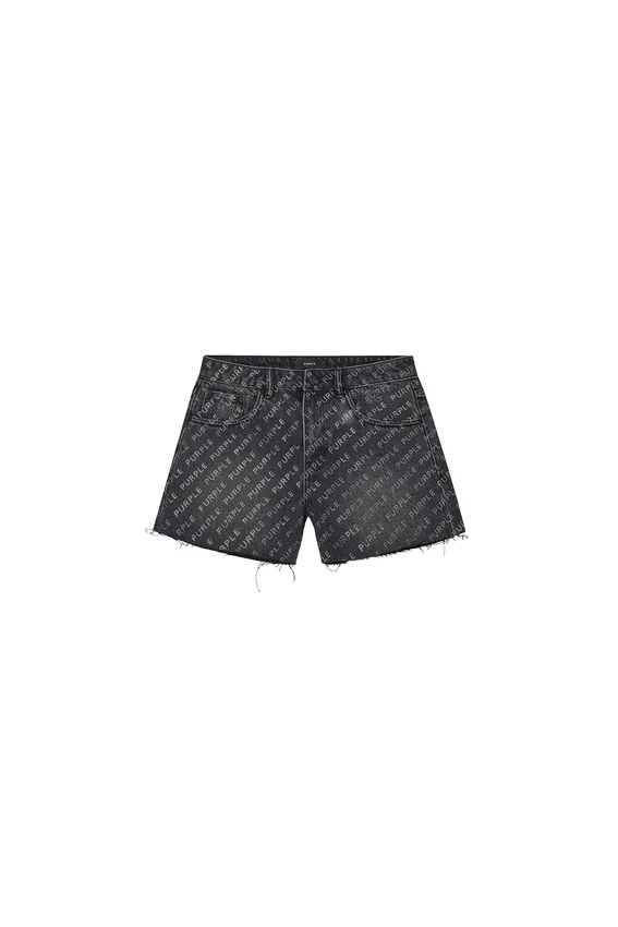 Pantalones cortos cortados con logotipo brillante