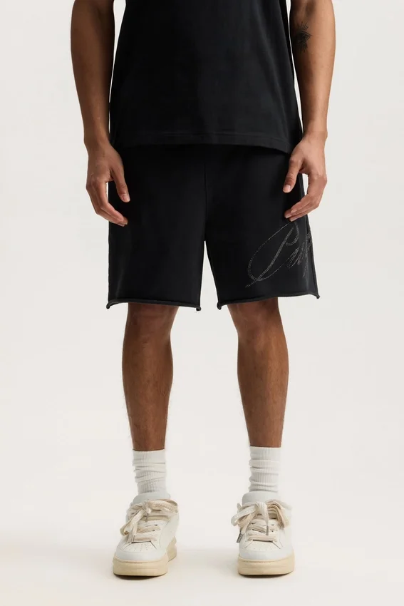 Pantalones cortos Crystal Slanted Script