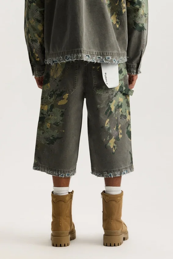 Pantalones cortos de estilo laboral