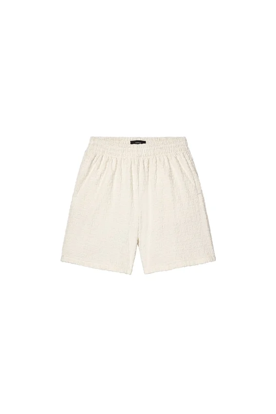 Pantalones cortos de felpa jacquard