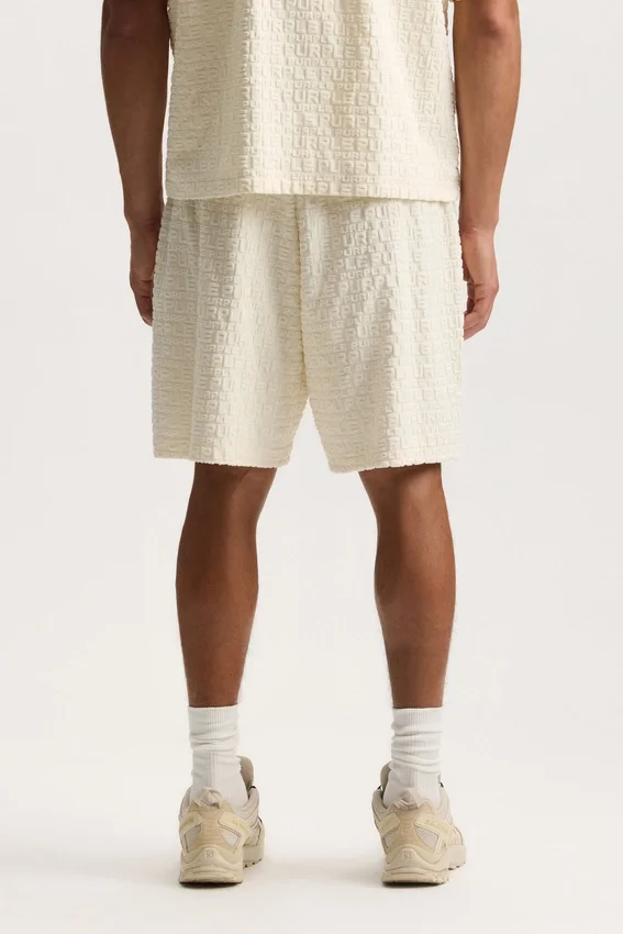 Pantalones cortos de felpa jacquard