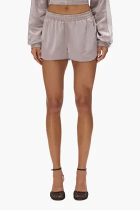 Pantalones cortos deportivos de satén