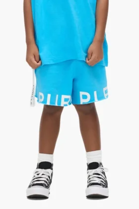 Pantalones cortos infantiles con logotipo