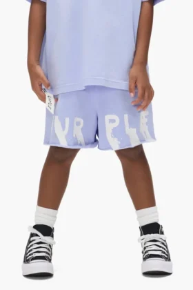 Pantalones cortos para niños con logotipo pintado