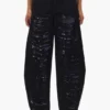 Pantalones de pierna ancha con lentejuelas