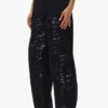 Pantalones de pierna ancha con lentejuelas