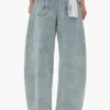 Pantalones holgados con logotipo en relieve